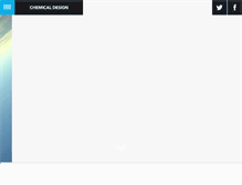 Tablet Screenshot of chemical-design.com